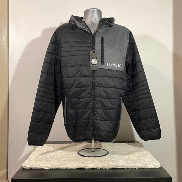 Hurley Other - Hurley Carrick Packable Full Zip Puffer Jacket
